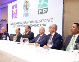 PRSC minimiza pacto entre FP, el PLD y el PRD