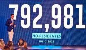 Turismo camina hacia 10 millones visitantes en 2023