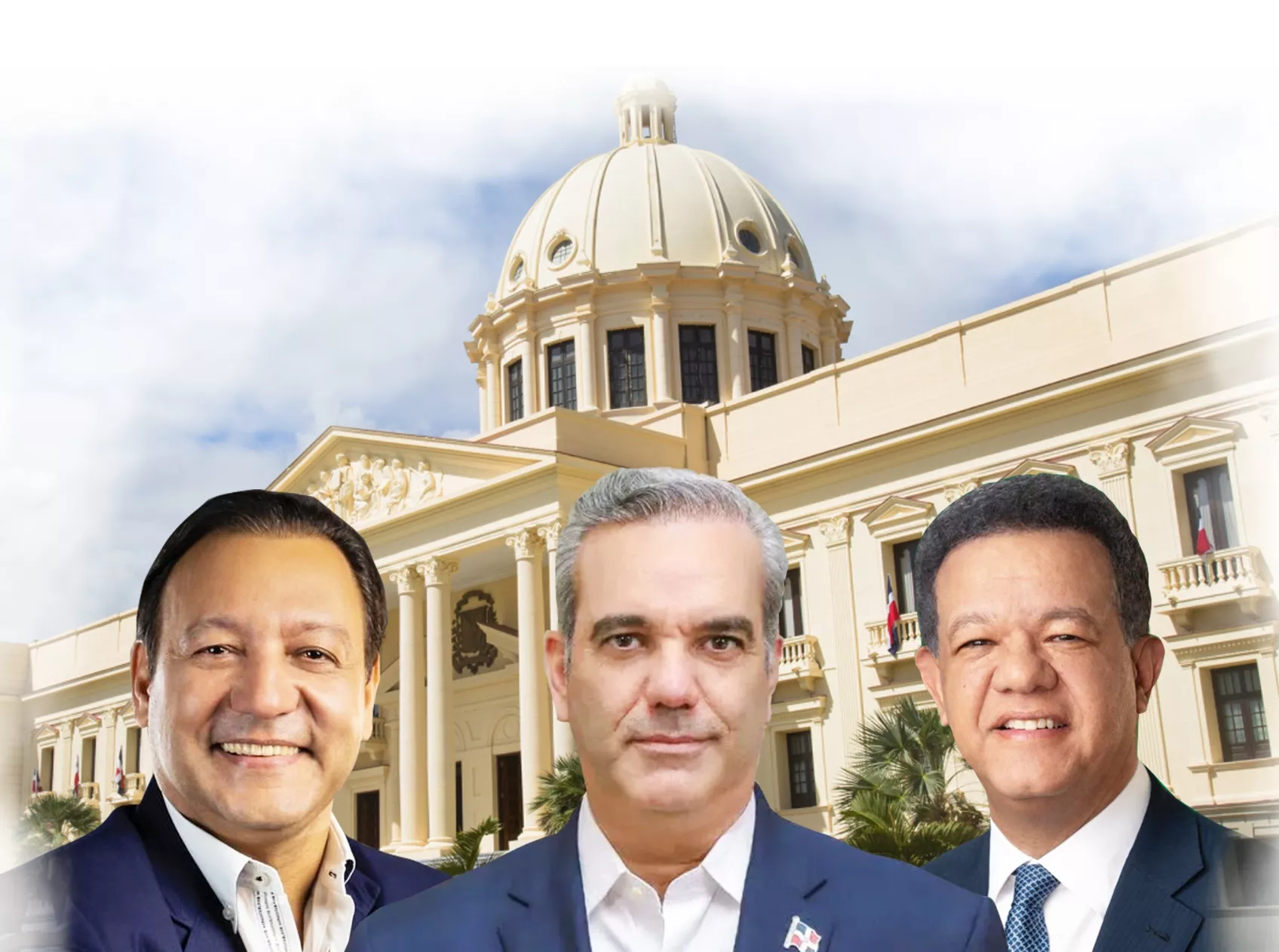 Luis Abinader 39%, Leonel Fernández 35.9%, Abel Martínez 16.1%, según encuesta