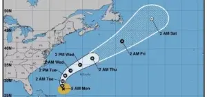 Bermudas emite alerta de tormenta tropical por Franklin, que provoca desvío de un crucero