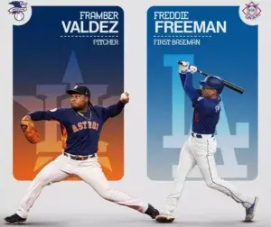 Framber Valdez y Freddie Freeman elegidos Jugadores de la Semana de MLB