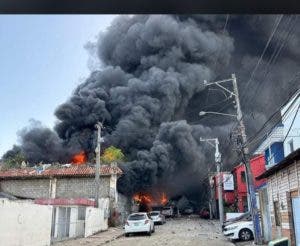 Explosión en San Cristóbal 
