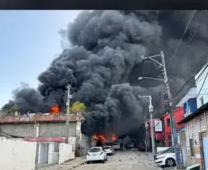 Explosión en San Cristóbal 