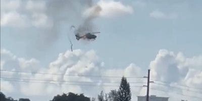 Un helicóptero cae sobre edificio residencial en Florida