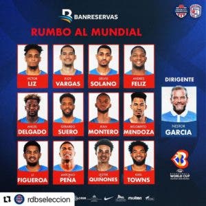 Definen plantel oficial representará a RD en Mundial FIBA