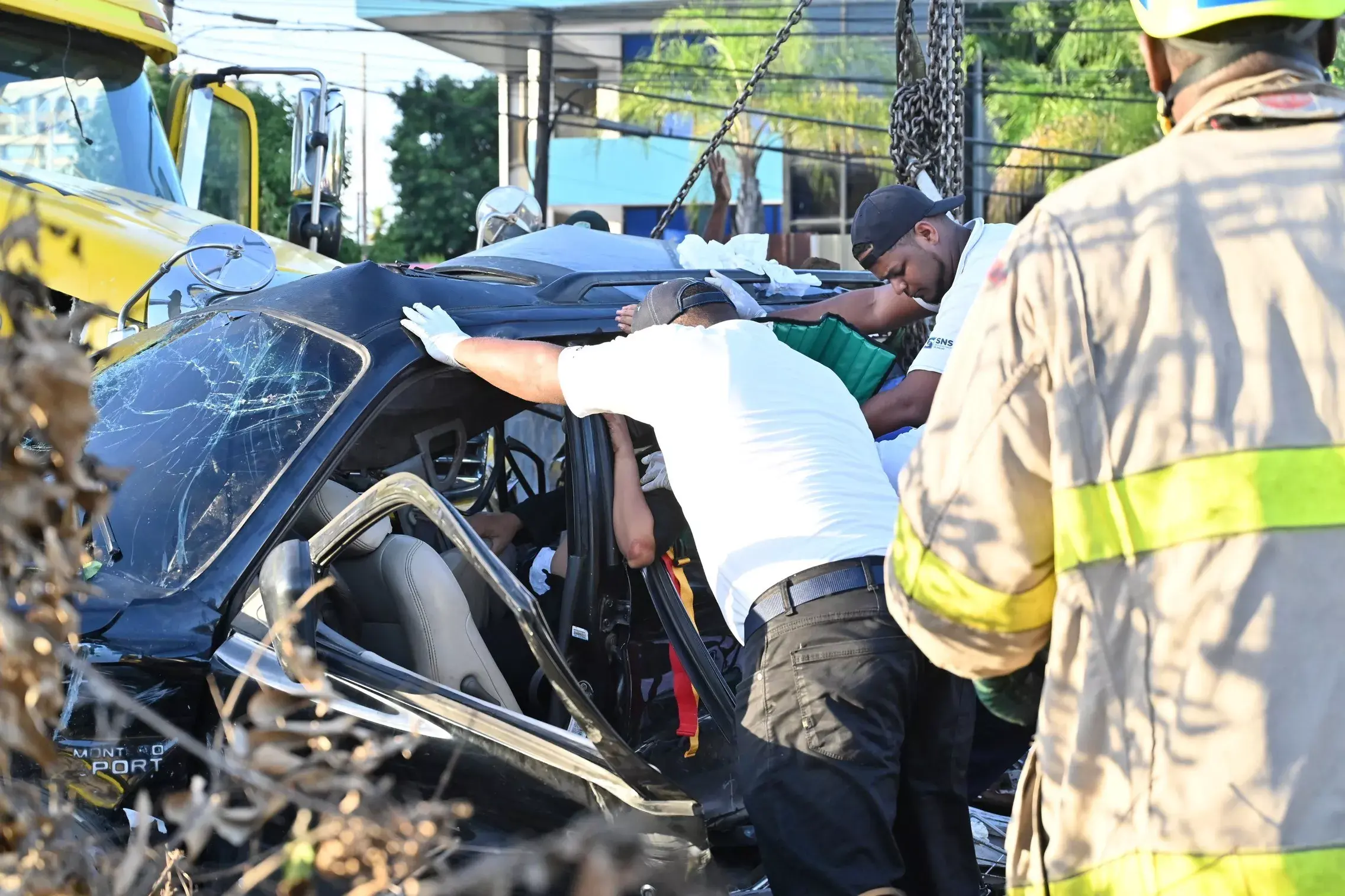 Identifican chófer de patana de accidente en la avenida Máximo Gómez