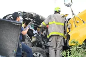 Dos lesionados en accidente de tránsito en la avenida San Martín con Máximo Gómez