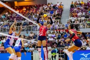 Dominicana logra cerrada victoria en cinco sets sobre Puerto Rico en la Copa Panamericana