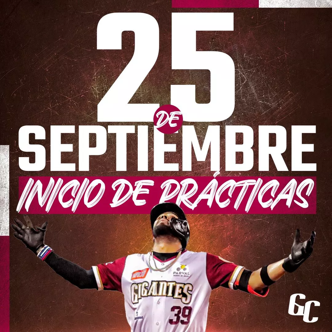 Gigantes del Cibao iniciarán sus entrenamientos el lunes 25 de septiembre