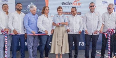 Edesur entrega proyecto de rehabilitación de redes eléctricas en Villa Altagracia con una inversión de RD$860 millones de pesos