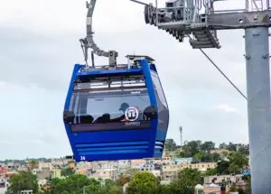 Teleférico de Santo Domingo suspenderá sus servicios por tormenta Franklin