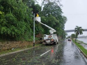 Edeeste: 25 circuitos afectados por los efectos de la tormenta Franklin