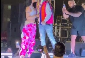 Yailin «la más viral» Y Tekashi 6ix9ine oficializan su relación al público en concierto en Cuba