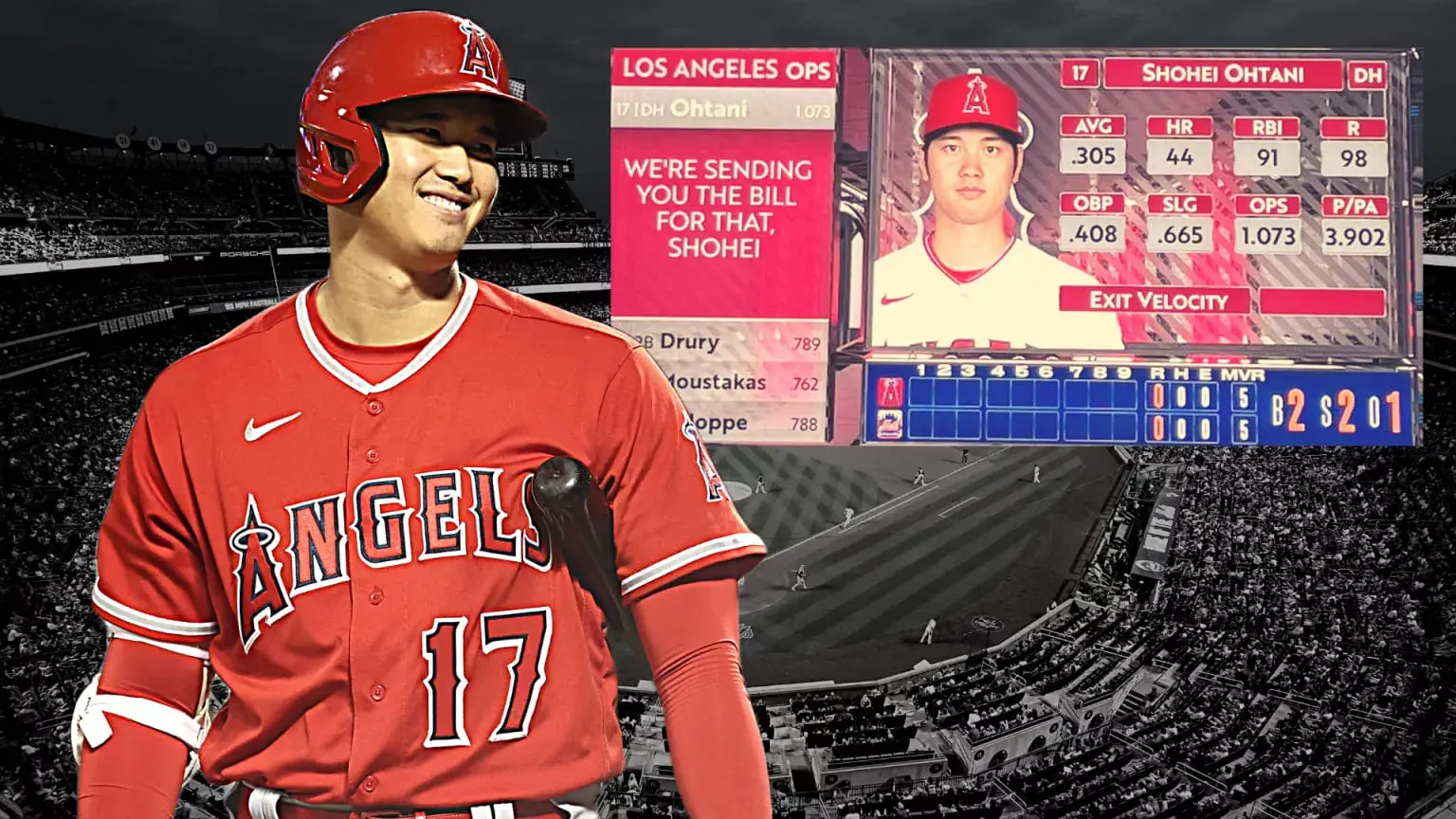 Ohtani imparable, se roba el show en triunfo de Angels sobre Mets