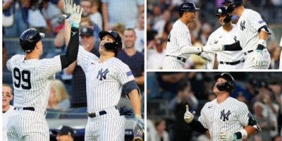 Judge conecta tres jonrones y Yankees evitan derrota
