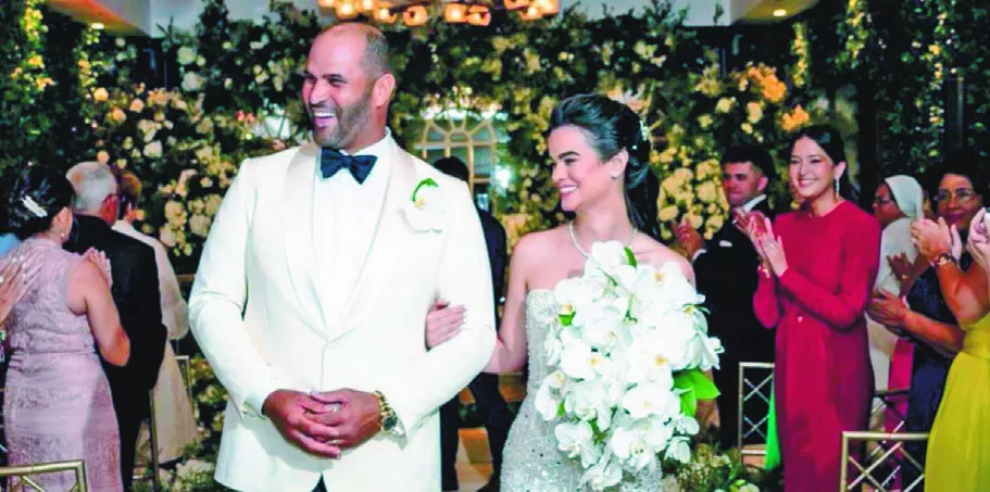 Albert Pujols y Nicole Fernández contraen nupcias