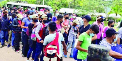 México y  los 350 migrantes hacinados