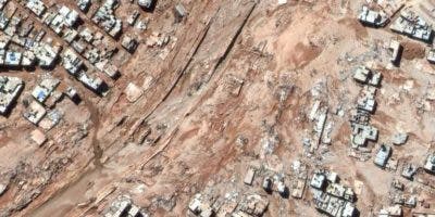 7 imágenes del antes y el después de las catastróficas inundaciones en Libia