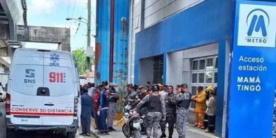 Suspenden servicio línea 1 del Metro tras choque de trenes en Villa Mella