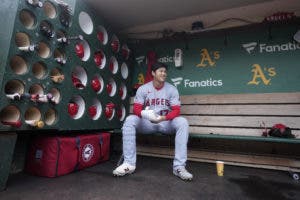 Shohei Ohtani queda fuera de la alineación por 10mo partido consecutivo