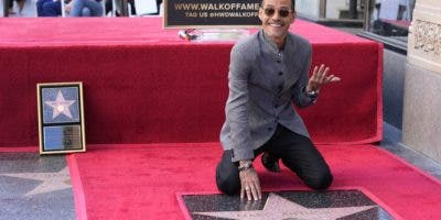Marc Anthony recibe una estrella en el Paseo de la Fama de Hollywood