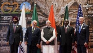 Los líderes del G20 cenan en Nueva Delhi con cubiertos revestidos en plata y oro