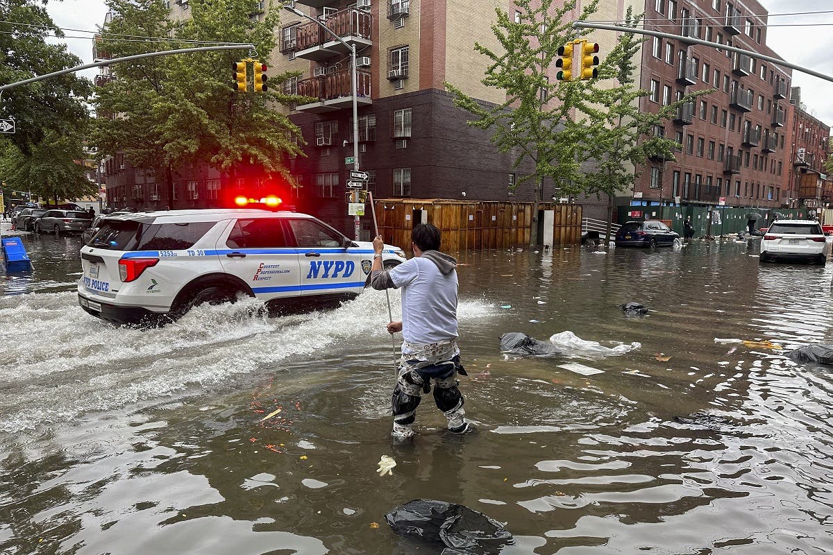Las inundaciones en Nueva York fueron “históricas” pero no causaron muertes