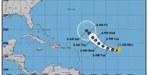 La tormenta tropical Philippe se debilita al noreste del Caribe