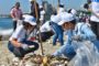 Retiran don mil kilos de basura de playa El Gringo 