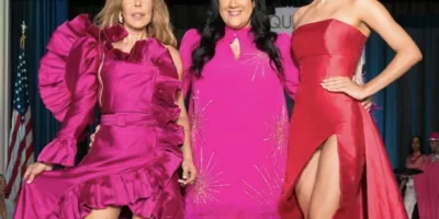 Giannina Azar se destaca en la Semana de de Moda en NY al estilo Barbie