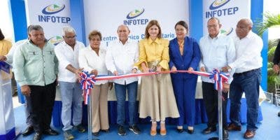 Vicepresidenta Raquel Peña inaugura Centro Técnico Comunitario del INFOTEP en La Victoria