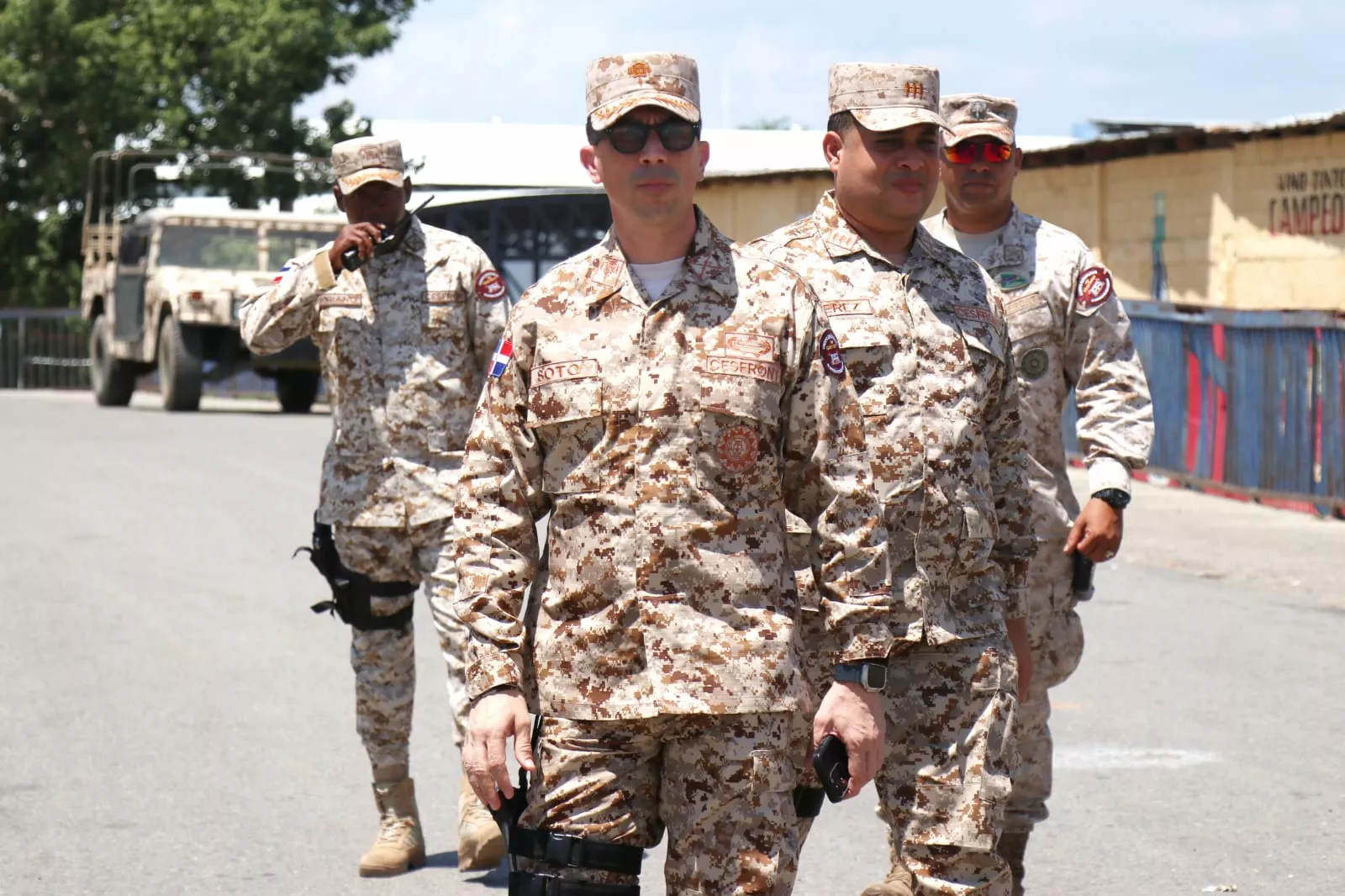 Director del CESFRONT realiza recorrido en la frontera norte del país.
