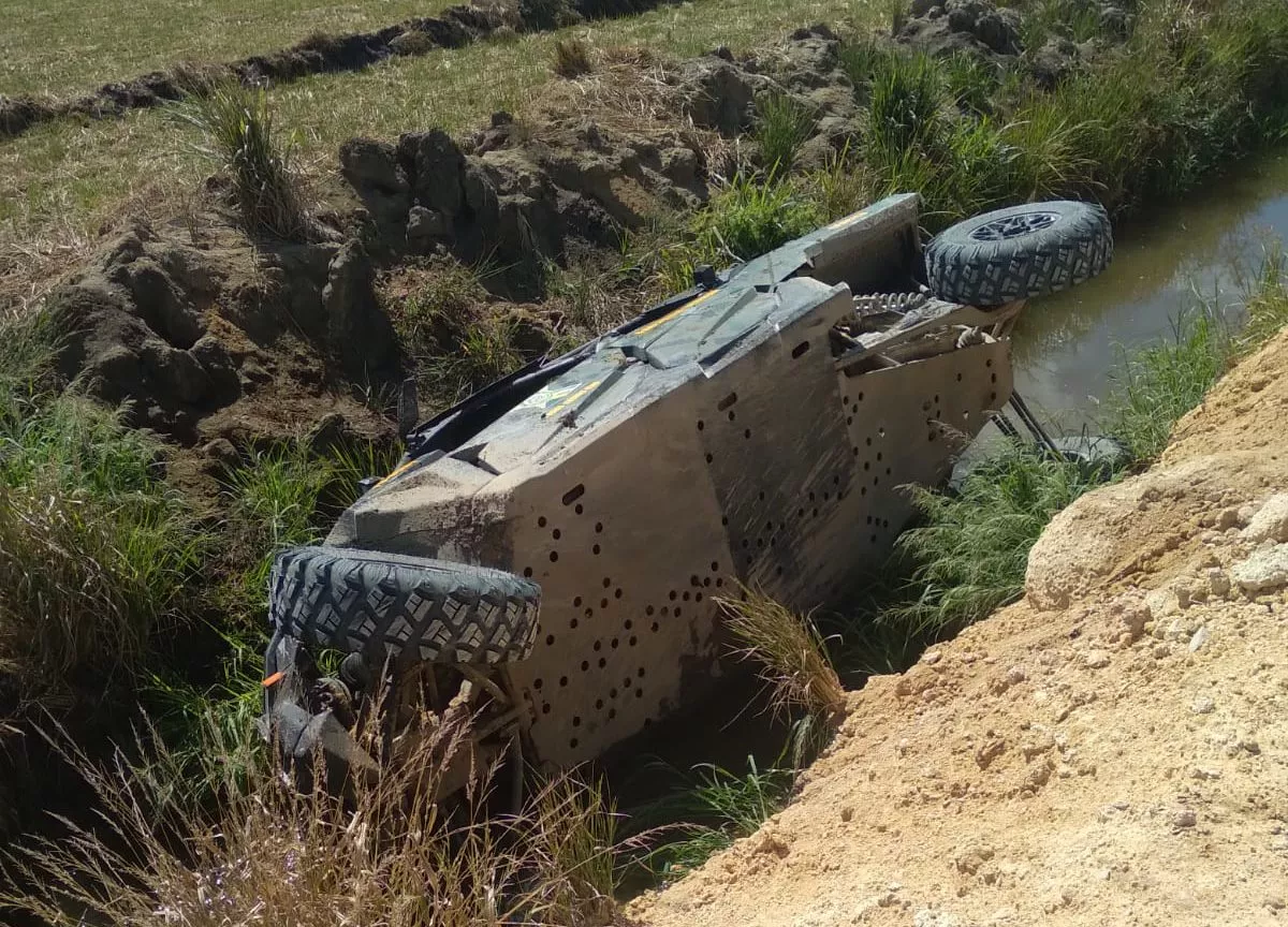 Varios militares resultan heridos al accidentarse buggy en que patrullaban la frontera