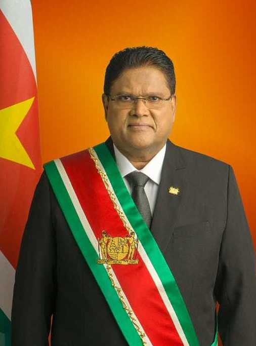 Presidente de Surinam, Chandrikapersad Santokhi, llega el próximo miércoles al país en visita oficial