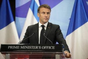 Macron advierte a Israel que debe aceptar la creación de un Estado para los palestinos