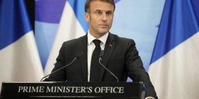 Macron advierte a Israel que debe aceptar la creación de un Estado para los palestinos