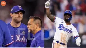 Adolis García y Max Scherzer se perderán el resto de la Serie Mundial por lesiones