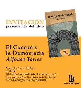 Pondrán a circular el libro «El cuerpo y la democracia»