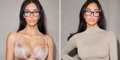 Kim Kardashian revoluciona la moda íntima: lanzó un sujetador con “pezones falsos”