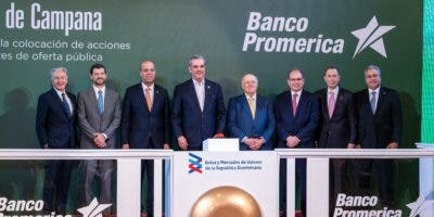 Abinader oficializa la apertura de colocación de la primera oferta pública de acciones preferentes de Banco Promerica