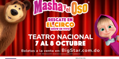 El Nuevo Show Oficial de Masha y el Oso “Rescate en el Circo”, al Teatro Nacional