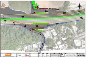 Obras Públicas informa desvío temporal del tránsito en autopista 6 de Noviembre