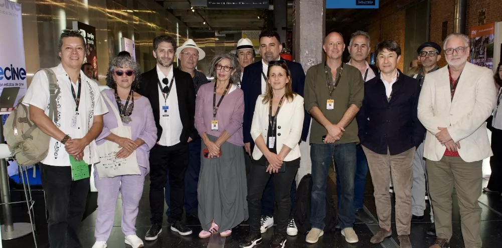 Los productores audiovisuales durante el encuentro.