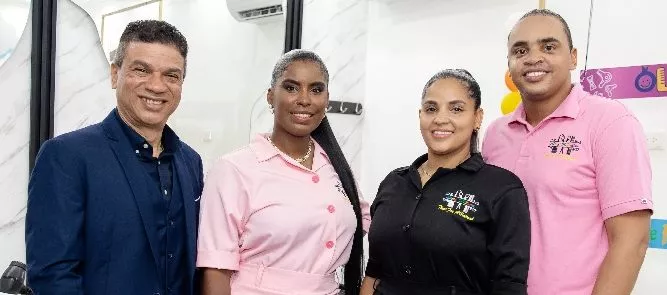 Olimpia Peña Díaz, Oliver Ramírez Alcántara, Lillian Guerrero y Germán Pérez.