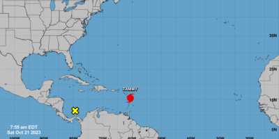 Meteorología vigila evolución del del huracán Tammy