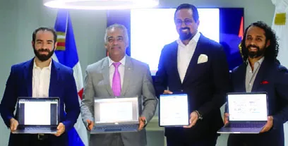 Jean García Periche, Joel Santos, Bartolomé Pujals y Felipe Castro Quiles.