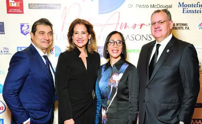 Pedro McDougal, Mercedes Carmen Capellán, Fresia Olivero y Samuel Collado.
