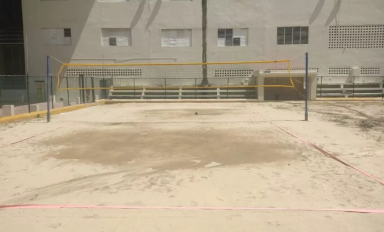 Cancha voli playa entra en estado de emergencia