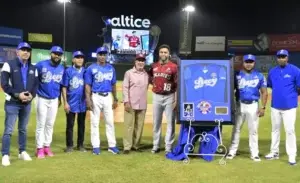 El Licey rinde emotivo homenaje a Nelson Cruz