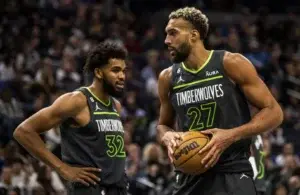 Towns y Gobert logran sinergia perfecta Wolves